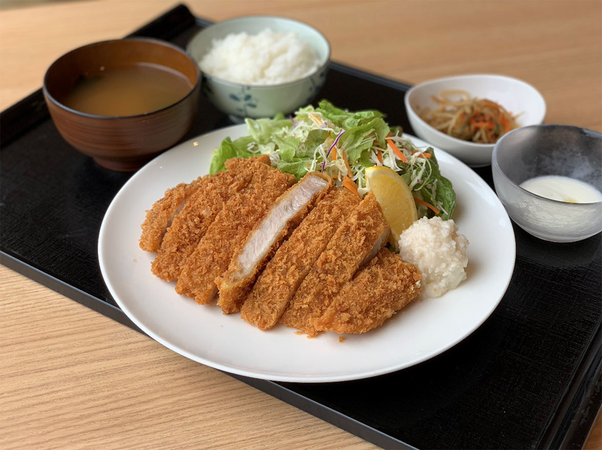 塩麹 おろしで 食べる とんかつ定食